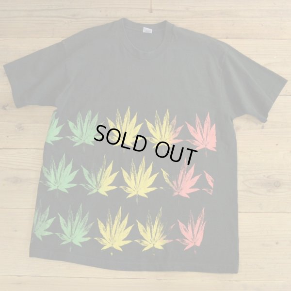 画像1: FRUIT OF THE LOOM Marijuana Print T-Shirts