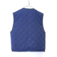 画像4: Eddie Bauer Wool Check × Quilting Reversivle Vest (4)