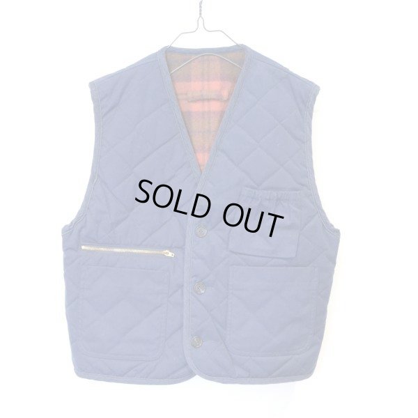 画像3: Eddie Bauer Wool Check × Quilting Reversivle Vest