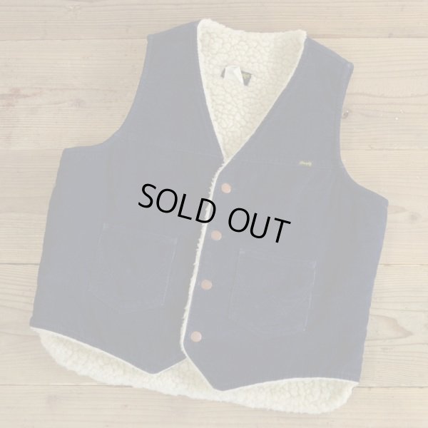 画像1: Wrangler Corduroy Boa Vest