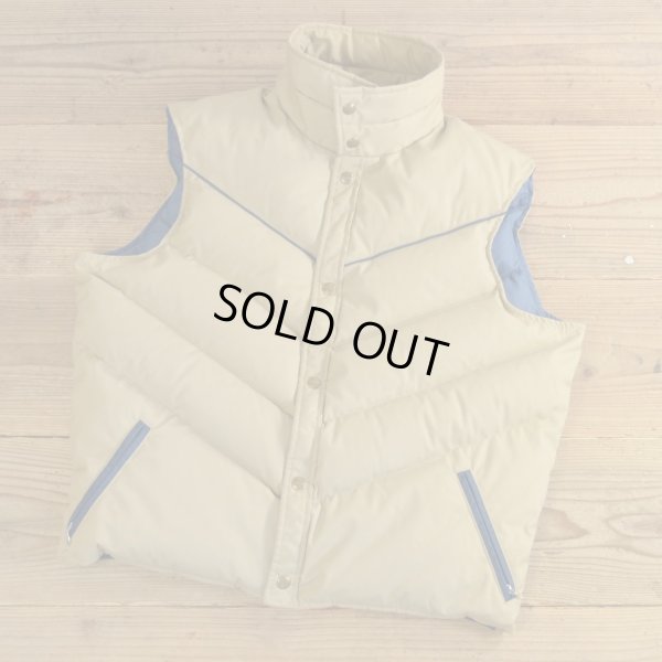 画像1: 70s Woolrich Down Vest MADE IN USA 【Large】