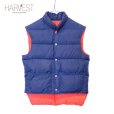 画像1: 70s Comfy Nylon Reversivle Down Vest (1)