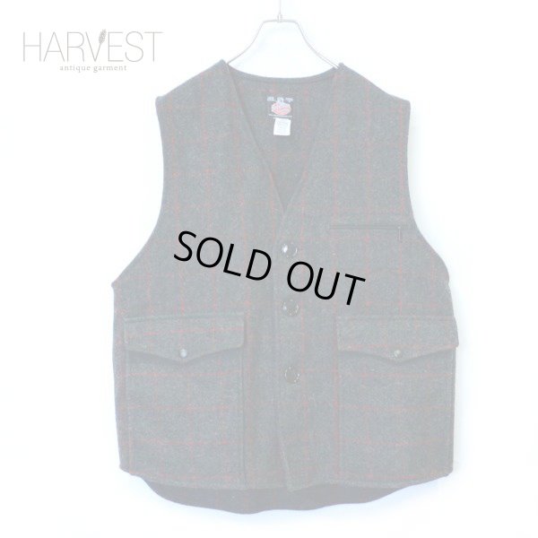 画像1: Johnson Wool Check Vest