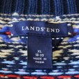 画像3: LAND`S END Cotton Knit Jacquard Vest (3)