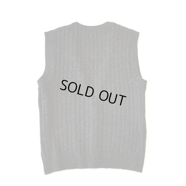 画像2: LAND`S END Shetland Wool Nep Knit Vest