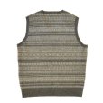 画像2: J.CREW Pattern Wool Knit Vest (2)