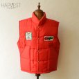 画像1: Unknown Nylon Down Vest with Wappen (1)