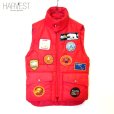 画像1: 70-80s Continental Down Vest with Wappen (1)