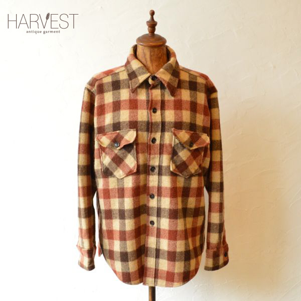 70s Woolrich Wool CPO Shirts - HARVEST