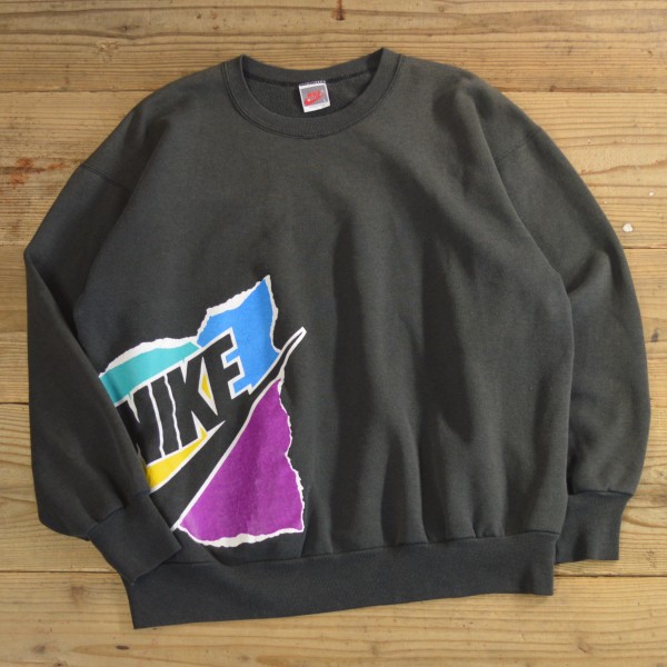 90s NIKE Print Sweat MADE IN USA 【Large】 - HARVEST