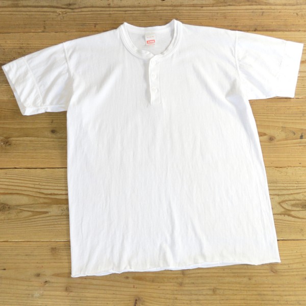 Healthknit ヘルスニット ヘンリーネック Tシャツ USA製 【XLサイズ】 - HARVEST