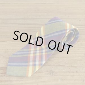 画像: LANDS`END Madras Check Cotton Necktie