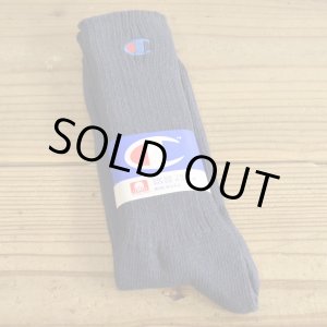 画像: Champion Cotton Socks MADE IN USA Dead Stock 【Navy】