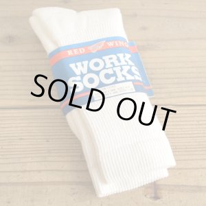 画像: RED WING Work Socks MADE IN USA Dead Stock 【White】