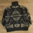 画像2: Polo Ralph Lauren Native Pattern Turtle Neck Sweater (2)