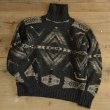 画像1: Polo Ralph Lauren Native Pattern Turtle Neck Sweater (1)