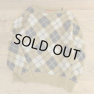 画像: Jantzen Mohair Argyle Boat Neck Sweater