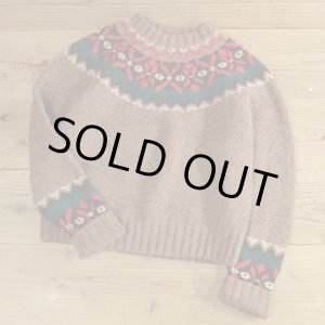 画像: 90s GAP Wool Nordic Sweater
