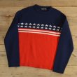 画像1: DEMETRE American Flag Wool Sweater (1)