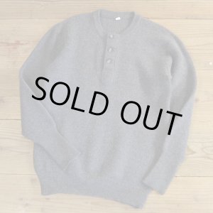 画像: Unknown Wool Knit Henry Neck Sweater