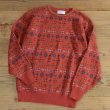 画像1: Tricots St Raphael Native Pattern Cotton Knit Sweater (1)