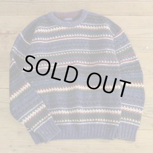 画像: GANT Cotton Knit Border Sweater