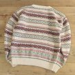 画像2: IZOD Cotton Knit FairIsle Pattern Sweater (2)