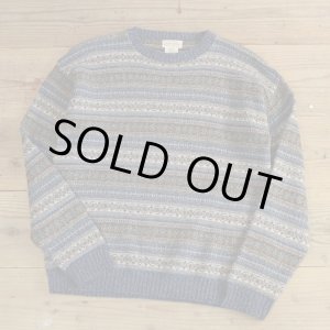 画像: St JHON`S BAY All Over Pattern Crew Neck Sweater