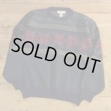 画像: L.L.Bean Snow Flake Wool Sweater 【Medium】