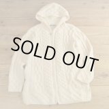 画像: aran crafts Cable Knit Long Parka 【Medium】