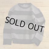 画像: John Weitz Border Nep Sweater MADE IN USA 【Medium】