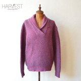 画像: 80s Woolrich Shawl Collar Mix Knit Sweater 【レディース】 【SALE】