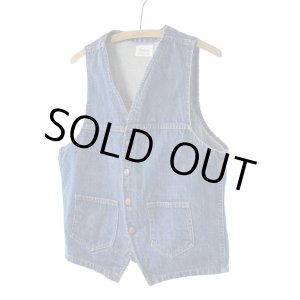 画像: 60-70s Madewell デニムベスト 【約 Lサイズ】 【レディース】