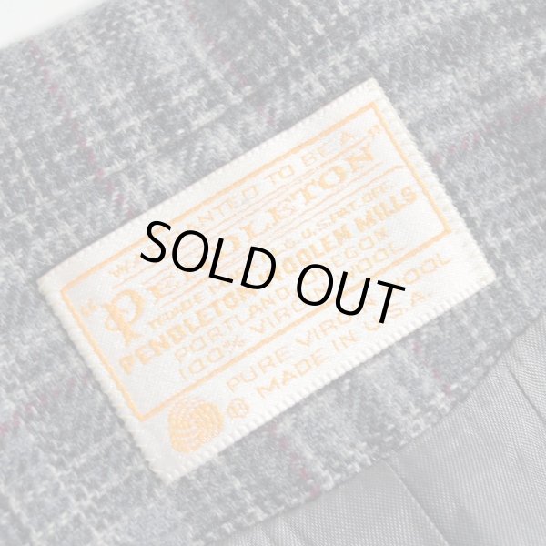 画像3: PENDLETON ペンドルトン ウールチェック テーラードジャケット 【約 Sサイズ】 【レディース】 (3)