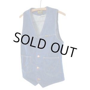 画像: Wrangler ラングラー デニムベスト 【Sサイズ】 【レディース】