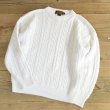 画像1: Eddie Bauer Cotton Cable Knit Sweater (1)