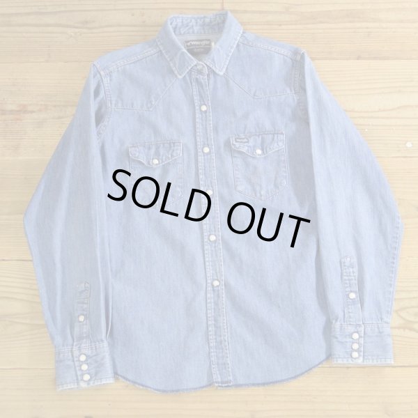 画像1: 80s Wrangler Denim Western Shirts MADE IN USA 【Ladys】 (1)