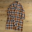 画像1: 70s Sears Rayon Check Gown (1)