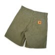 画像2: Carhartt ライトダック ワークハーフパンツ 【W31】 (2)