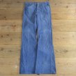 画像2: 70s Lee Bell Bottom Denim Pants (2)