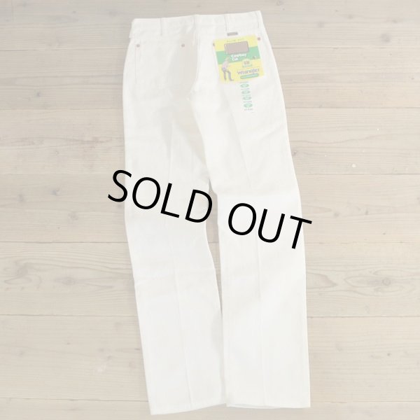 画像3: Wrangler 936 SLIM FIT White Denim Pants Dead Stock (3)