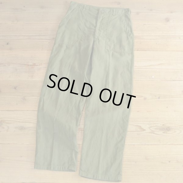 画像1: 1969 US ARMY Baker Pants 【W32】 (1)