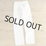 画像: Lee 200 White Denim Pants MADE IN USA Dead Stock 【W28】