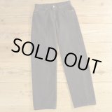 画像: Levi's リーバイス 550 ブラックデニム ジーンズ 【W30】
