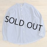 画像: DOCKERS Denim Band Collar Denim Shirts 【X-Large】