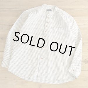 画像: LEE VALLEY Band Collar Stripe Shirts 【XX-Large】