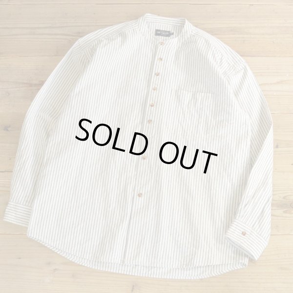 画像1: LEE VALLEY Band Collar Stripe Shirts 【XX-Large】 (1)