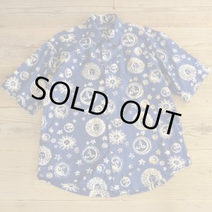 画像: LANDS`END All Over Pattern Half Shirts MADE IN USA 【Large】