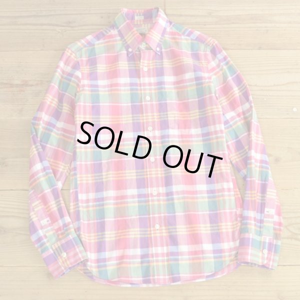 画像1: J.CREW Check B.D Shirts 【X-Small】 (1)