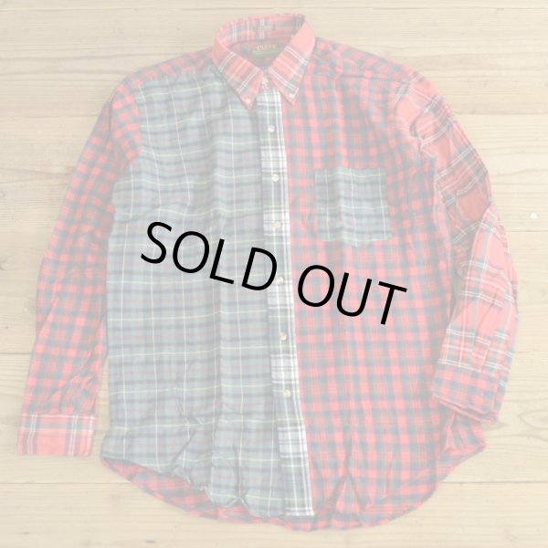 画像2: CLEVE Crazy Pattern Flannel Shirts MADE IN USA Dead Stock 【Medium】 (2)
